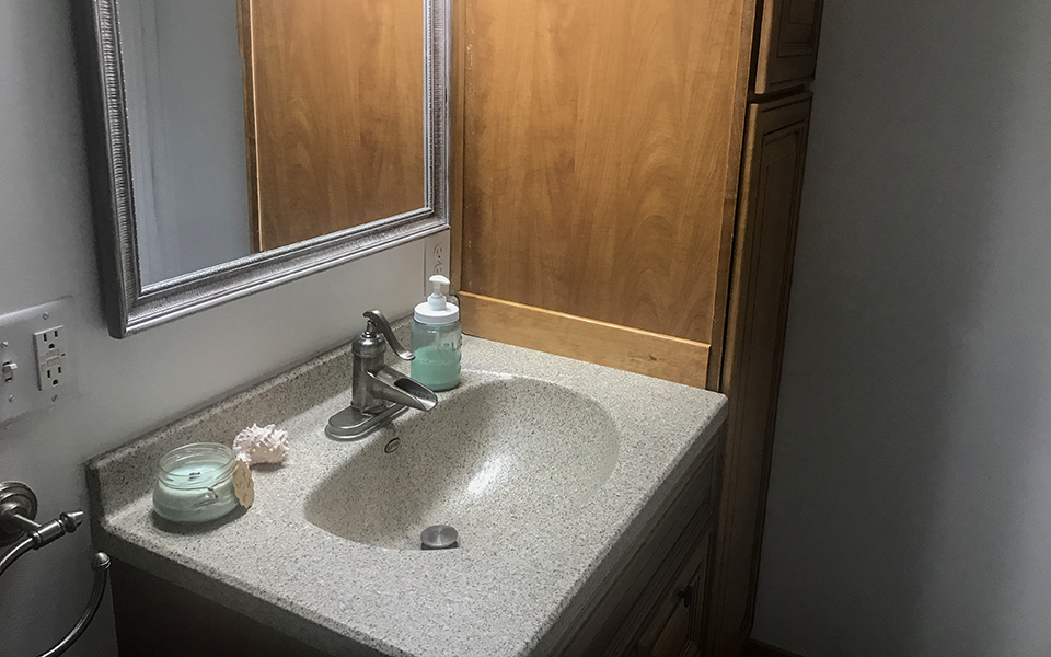 view of sink in bathroom 1